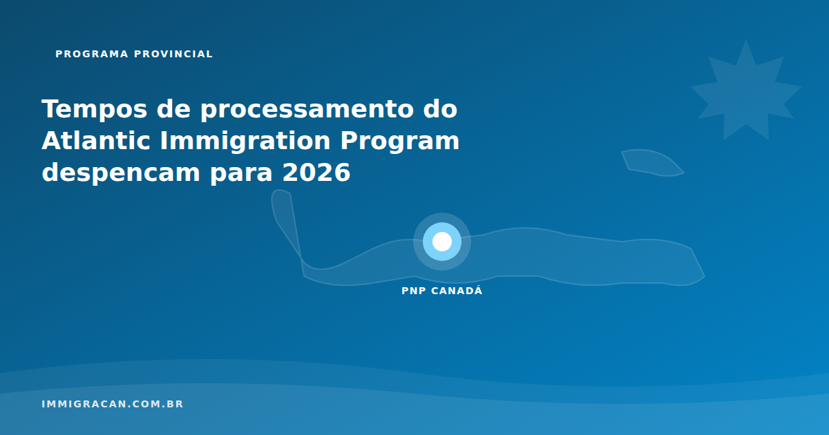 Tempos de processamento do Atlantic Immigration Program despencam para 2026