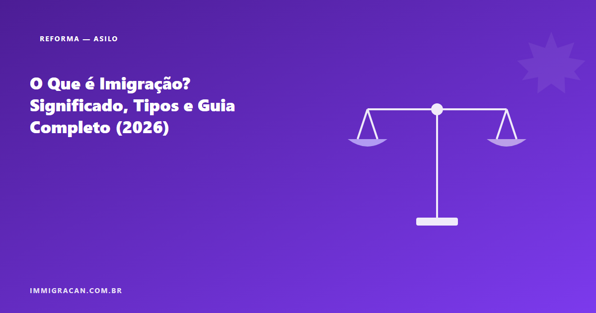¿Qué es la inmigración? Significado, tipos y guía completa (2026) Ilustración del artículo ¿Qué es la inmigración? Significado, tipos y guía completa (2026) — ImmigraCan, guía de inmigración a Canadá
